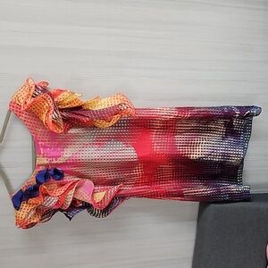 ABS by Allen Schwartz Multicolor Dress Size 8